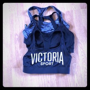 3 Victoria’s Secret SPORT bras size L